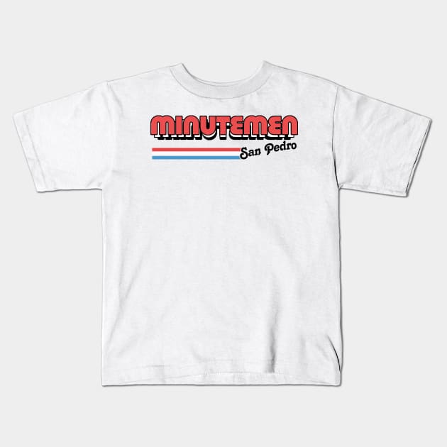 Minutemen San Pedro / Retro Style Design Kids T-Shirt by DankFutura